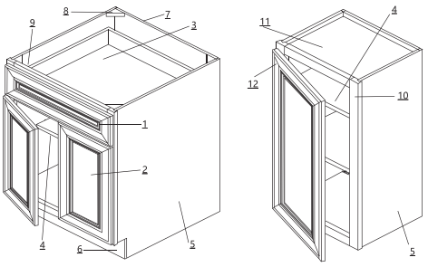 21st Century Cabinetry cabinet construction diagram