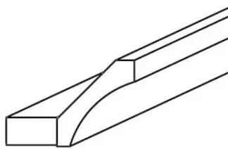 Newport ACM8 - CROWN MOLDING - 2 .5 x 96 - Cinnamon