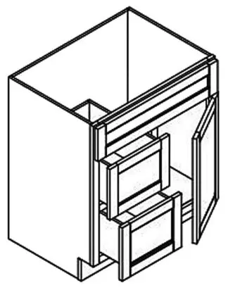 Soda Shaker - Soda Vanity 30' X 21' Door On The Right (SO-FA3021DR)