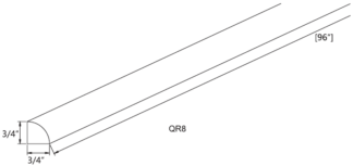 Quarter Round Molding