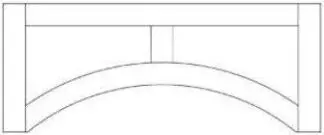 Smoky Gray Shaker - Smoky Gray Shaker Raised Panel Door Valance 60' X 12' X 3/4' (SM-VAL6012)