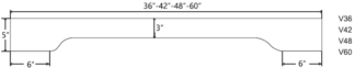 Valance 5' Height