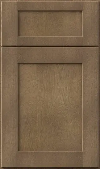 Fabuwood Galaxy Mocha GM Allure series transitional warm espresso brown stained wood shaker cabinet door