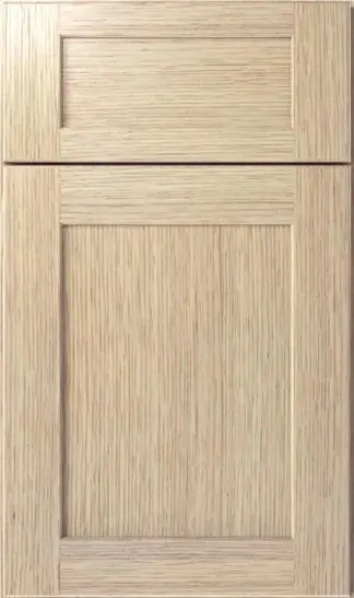 Fabuwood Allure Galaxy Desert Oak GDO natural light sand stain wood grain shaker cabinet door sample