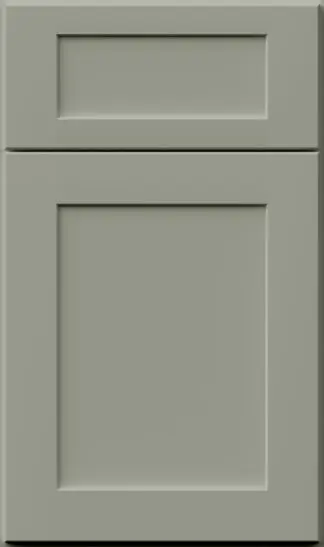 Fabuwood Galaxy Pistachio Green GPG Allure series transitional painted sage green shaker cabinet door