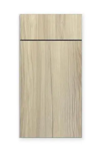 Eurocraft Cabinetry Yellow Oak (VTY) Modern Frameless Slab Cabinet Door