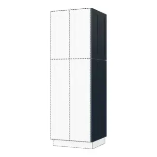 Aria Blue Dummy Wall Door 12" X 42"