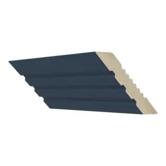 Aria Blue Fluted Filler Extension 3" X 96"