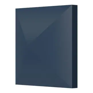 Aria Blue Pyramid Block 3" X 3" X 3/8"