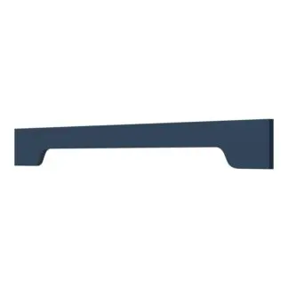 Aria Blue Arched Valance 60" X 5" X 3/4"