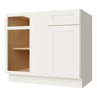 Cream White Shaker Base Blind Corner 42"