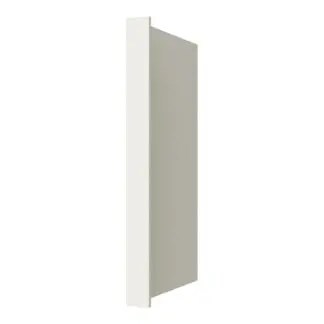 Cream White Shaker Dishwasher Panel 24" X 34 1/2" W/3" Return