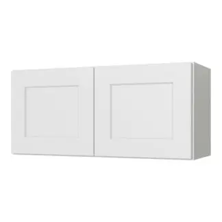 Dove White Shaker 33x24 Wall Cabinet