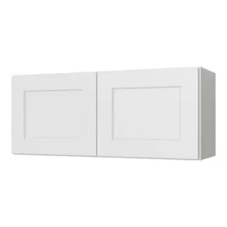 Dove White Shaker 36x24 Wall Cabinet