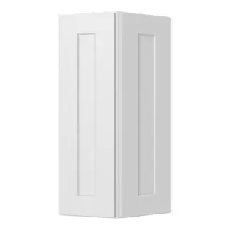 Dove White Shaker Wall End Cabinet 12" X 36"