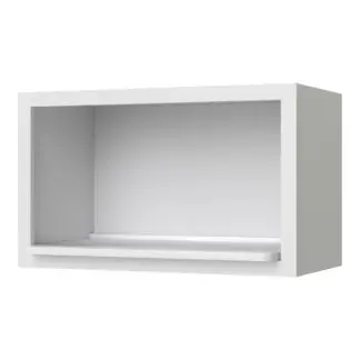 Dove White Shaker Microwave Open Shelf 30" X 18" X 17 3/4"