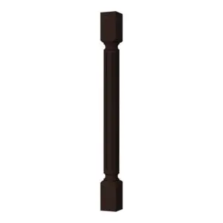 Ebony Shaker Turn Post 3" X 3" X 34 1/2"
