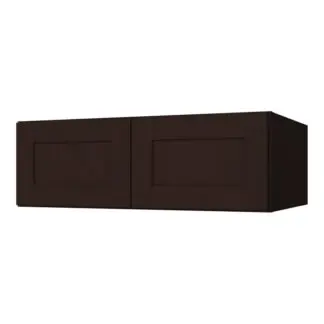 Ebony Shaker Wall Cabinet 36" X 24" X 24"