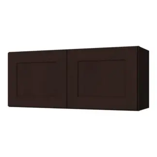 Ebony Shaker 36x24 Wall Cabinet