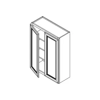 Jarlin Cabinetry Double Door 42-Inch High Wall Cabinet (W2742–W3642)