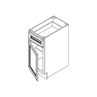 Jarlin Cabinetry Single Door Base Cabinet (B09–B21)