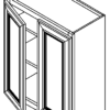 Dove White Shaker Wall Cabinet 24' X 30'