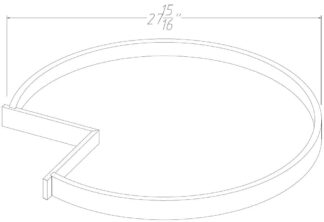 LAZY SUSAN TRAYS FOR 33' & 36"