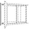 Ebony Shaker Dummy Door 18' X 30'