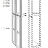 Dove White Shaker Lower Single Door For 24' Wide Pantry