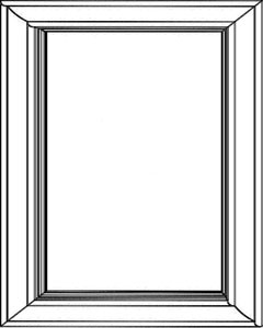 SMOKY GRAY BASE DUMMY DOOR 24' X 30'