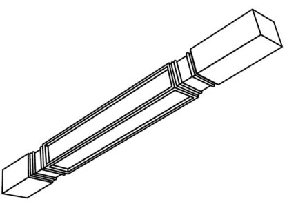 DOVE WHITE SHAKER TURN POST 3' X 3' X 34 1/2'