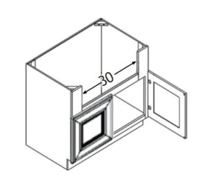 AVALON FARM SINK BASE CABINET 36'