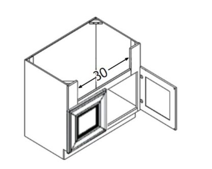 AVALON FARM SINK BASE CABINET 36'