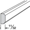 Ebony Shaker Insert Molding 3/4' X 11/32' X 96'