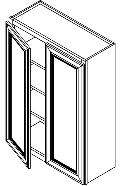 SODA WALL CABINET 27' X 42'