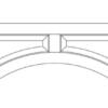 Sterling Arched Valance 42' X 12' X 3/4'