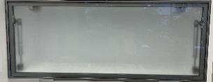 Stratus White Slim Shaker Wall Lift Up Glass Single Door 33′ X 15′