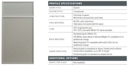 3DL Slim Shaker Profile Specifications