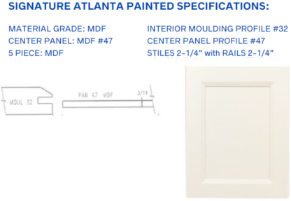 Signature Atlanta Painted Specifications