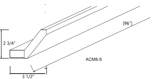 Nova Angle Crown Molding