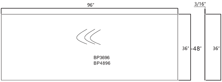 Nova Back Panel 36' x 96'