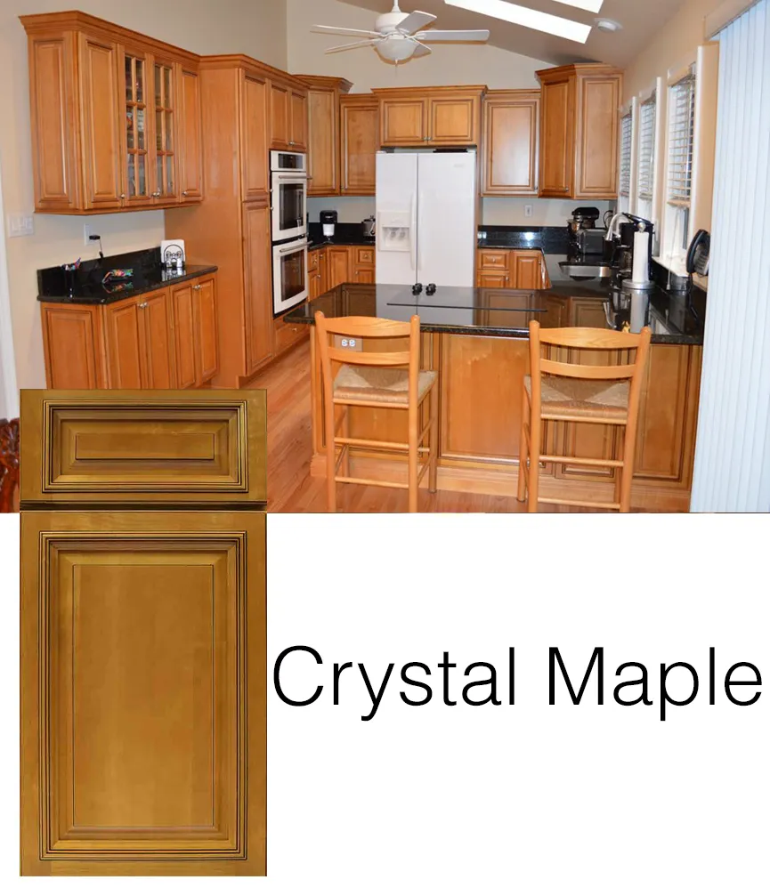 Crystal Maple in Kitchen and base door