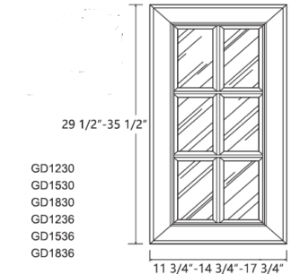 Glass Door 30' to 36'