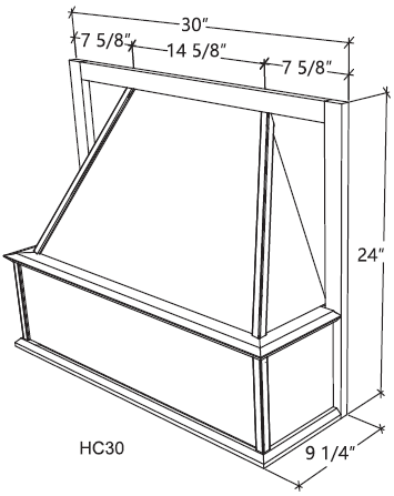 Glacier Hood Cover 30'