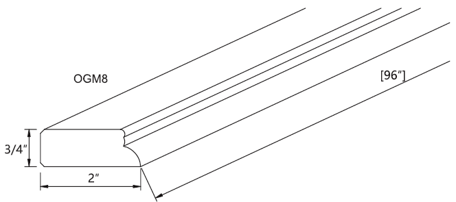 Glacier Ogee Molding