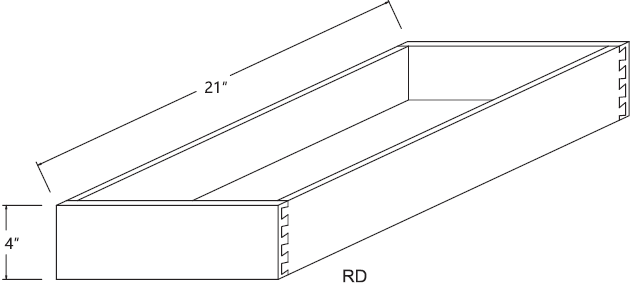 Roll Out Drawer 15'