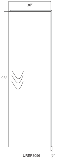 Universal Refrigerator Panel 30' x 96'