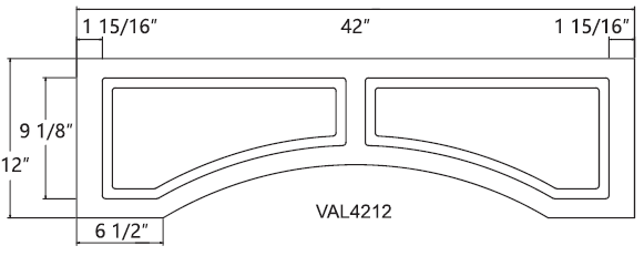 Glacier Big Valance 42' x 12'