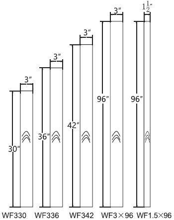 Glacier Wall Filler 3' x 30'