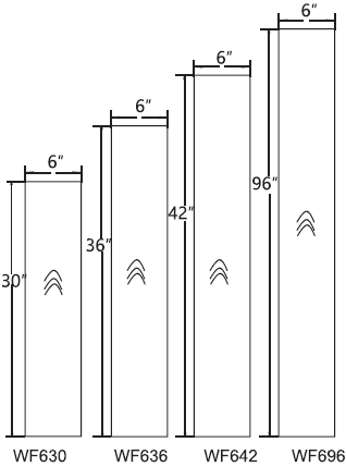 Alpine White Shaker Wall Filler 6'